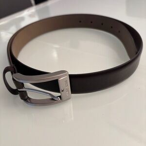 Hugo Boss Men's Leather Brown Belt, 100-38